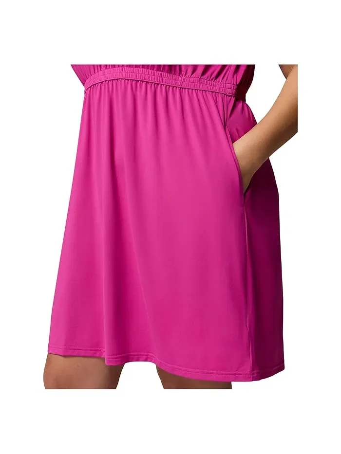 Платье повседневное Chill River Short Sleeve Columbia — изображение 4 из 5, фуксия