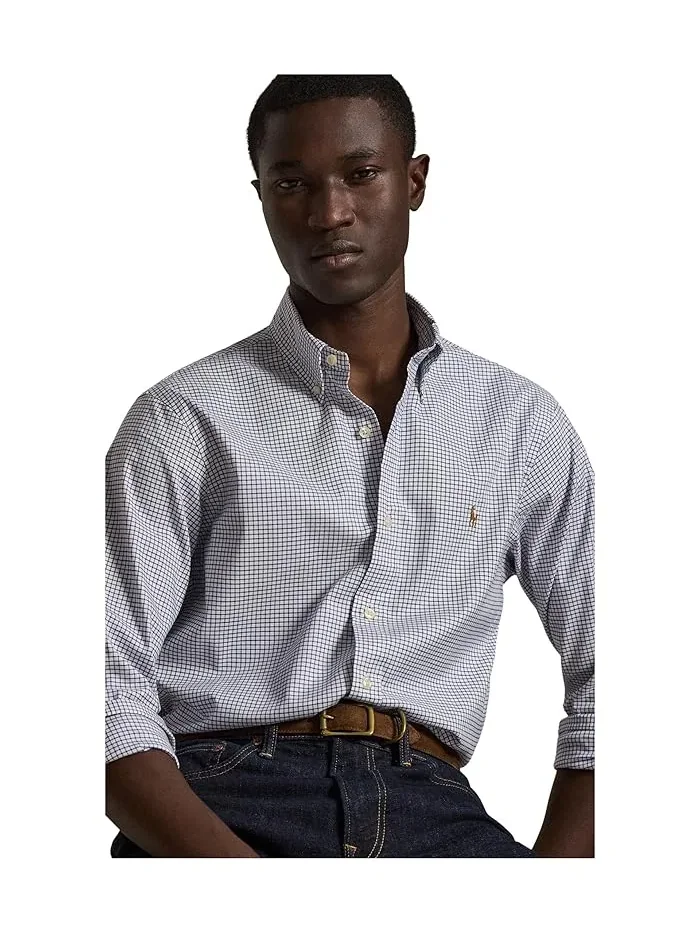 Рубашка оксфорд Performance Oxford Polo Ralph Lauren — 4