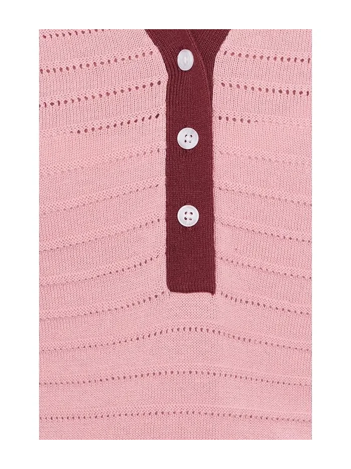 Джемпер-поло Wren Knit Varley, Zephyr Mauve/Port — 5