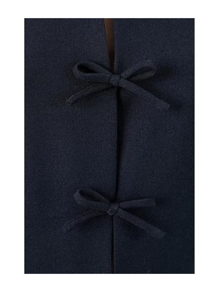 Комбинезон с жилетом-бантом Navy, Avec Les Filles — 5