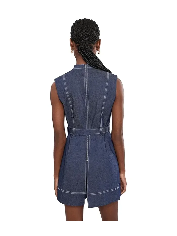 Ромпер faux denim Adrianna Papell — 4