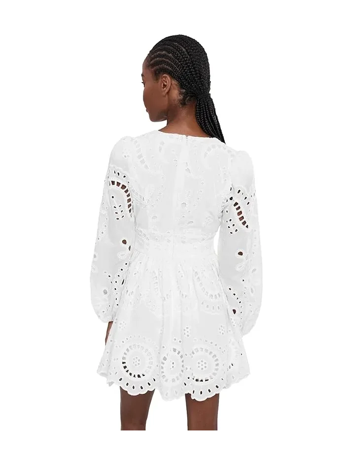 Ромпер с вышивкой Broderie Anglaise Cotton Romper Dress Avec Les Filles — 4