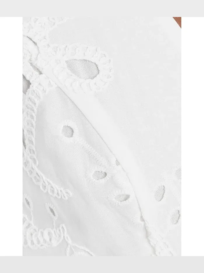 Ромпер с вышивкой Broderie Anglaise Cotton Romper Dress Avec Les Filles — 5