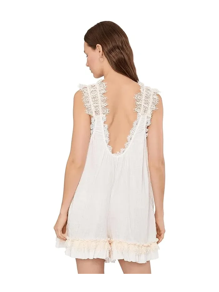 Ромпер сатиновый Wish Me Luck Free People — 4
