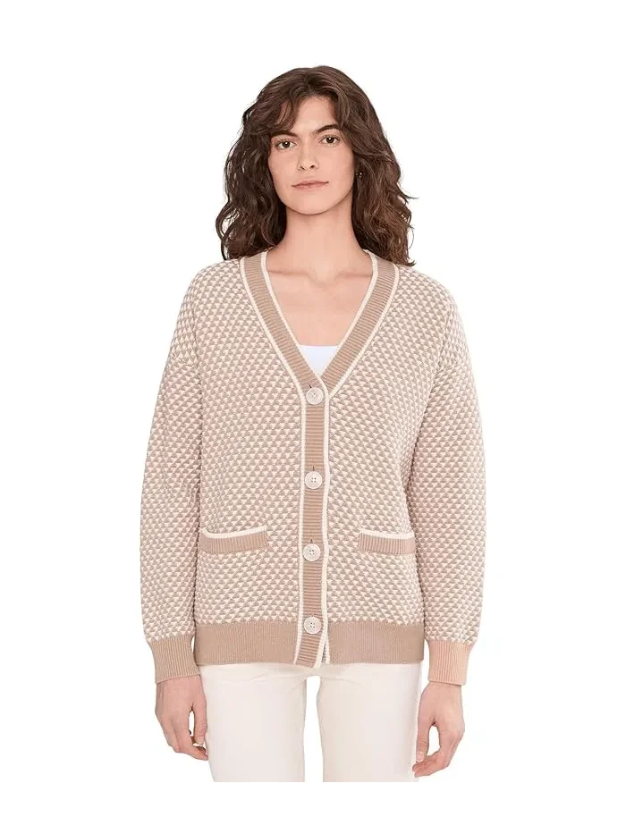 Кардиган вязаный Tarran Stitch Knit Varley — 1