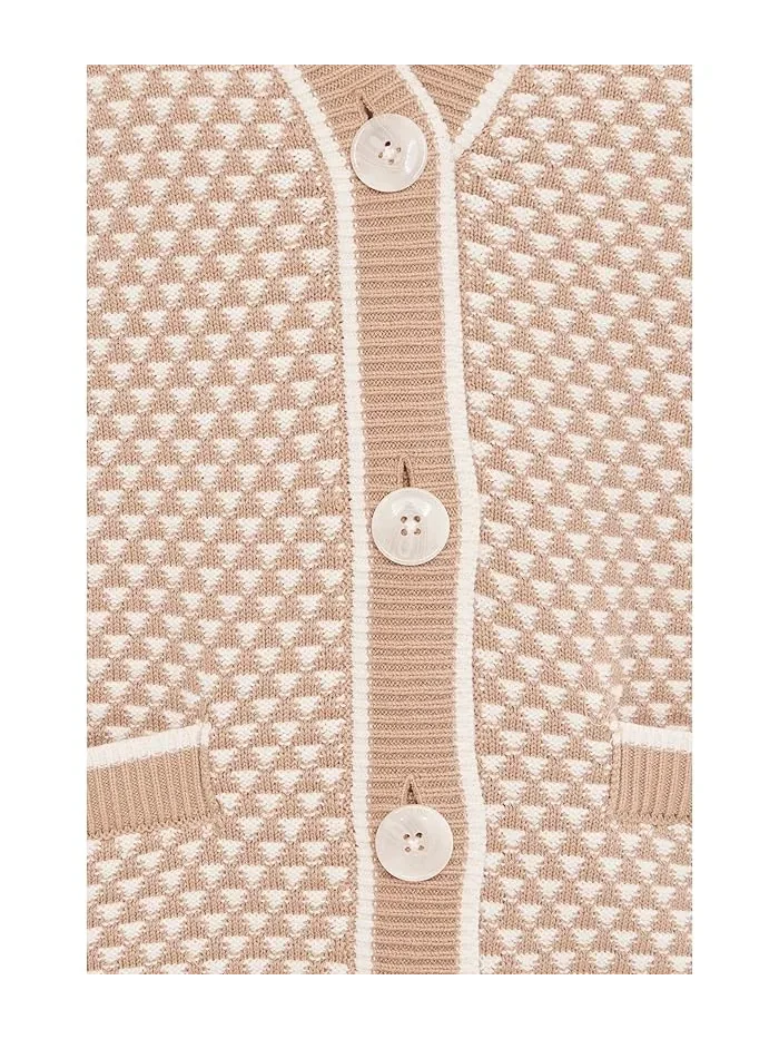 Кардиган вязаный Tarran Stitch Knit Varley — 5