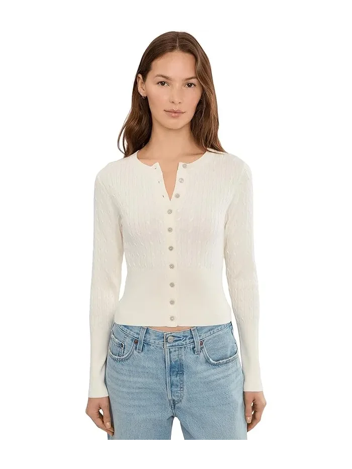 Кардиган с кабельным узором Monroe High Rib 525 america — 1