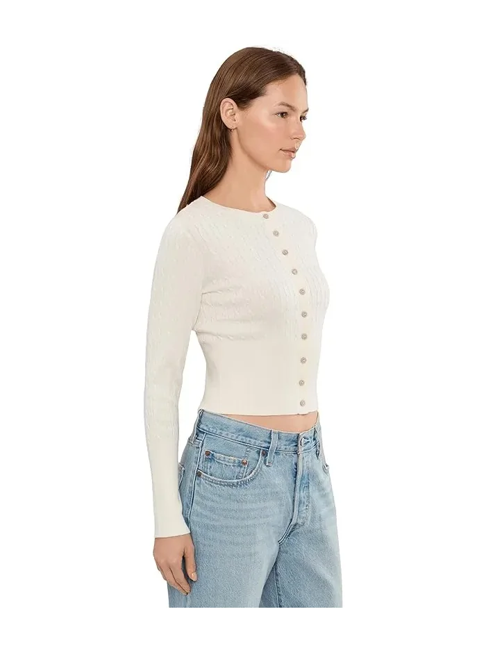 Кардиган с кабельным узором Monroe High Rib 525 america — 3
