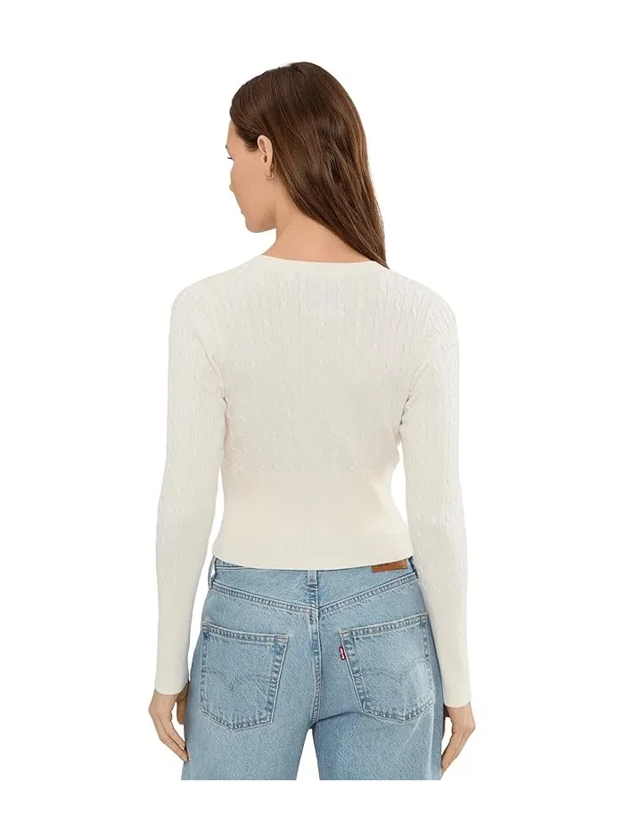 Кардиган с кабельным узором Monroe High Rib 525 america — 4