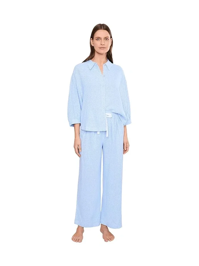 Брюки свободные Linen Blend Relaxed Eberjey — 2