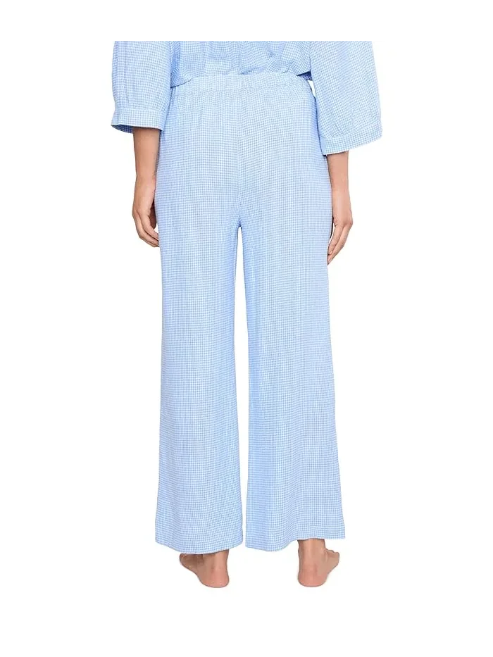 Брюки свободные Linen Blend Relaxed Eberjey — 4
