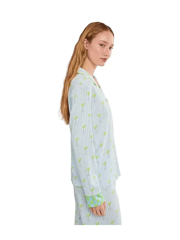 Пижамная рубашка с принтом Playful Prints P.J. Salvage — 3