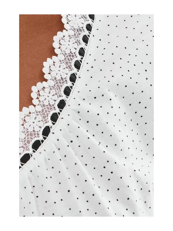 Пижамный комплект с капюшоном Cotton Knit Cap Sleeveless Long Pj Set Eileen West — 5
