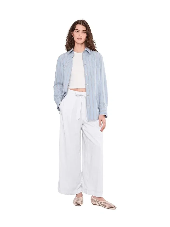 Брюки широкие с завязкой на поясе Vince Camuto — 2