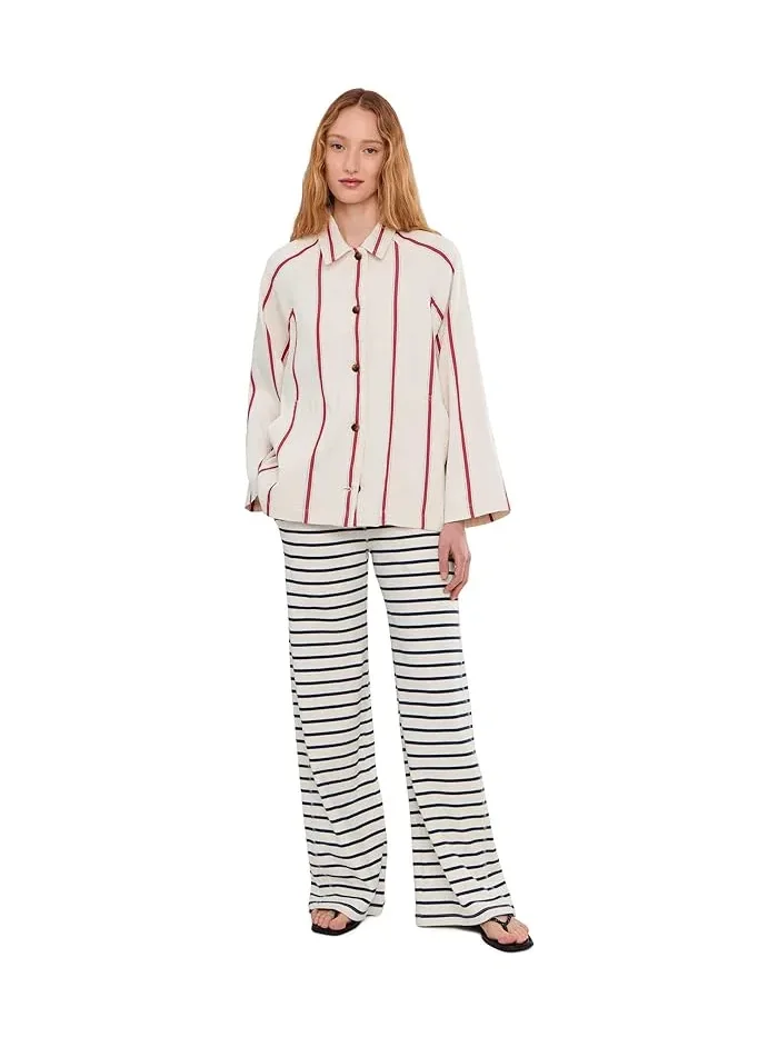 Брюки из рибаны Surfside Rib Faherty, Salt Air Stripe — 2