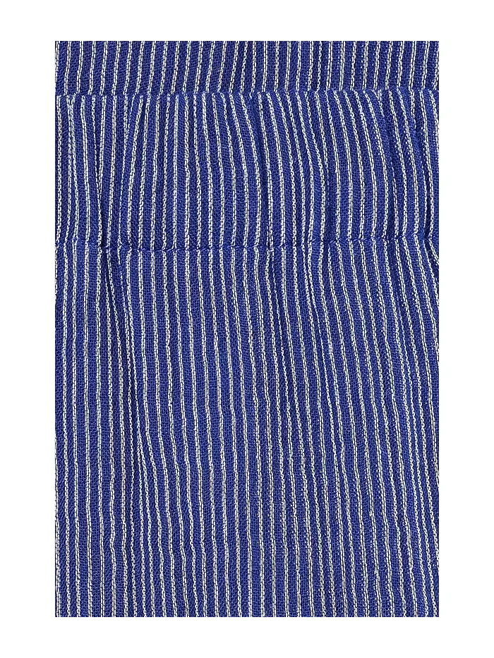 Брюки полосатые из органического хлопка Eileen Fisher — 5