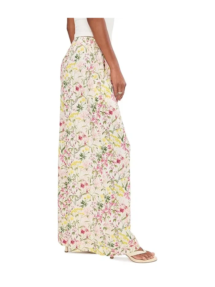 Брюки широкие с эластичным поясом Vince Camuto — 3