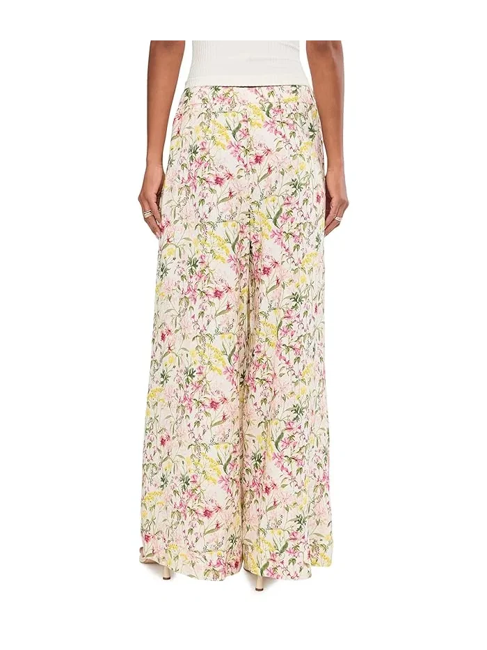 Брюки широкие с эластичным поясом Vince Camuto — 4