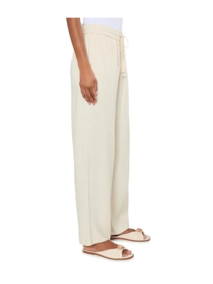 Широкие брюки с завязкой Mid-Rise Pull-On Liverpool Los Angeles, Nautical Stripe — 3