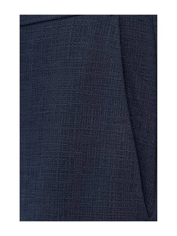 Брюки прямые джерси Cross Hatch Stretch Jersey Straight Ankle Eileen Fisher — 5