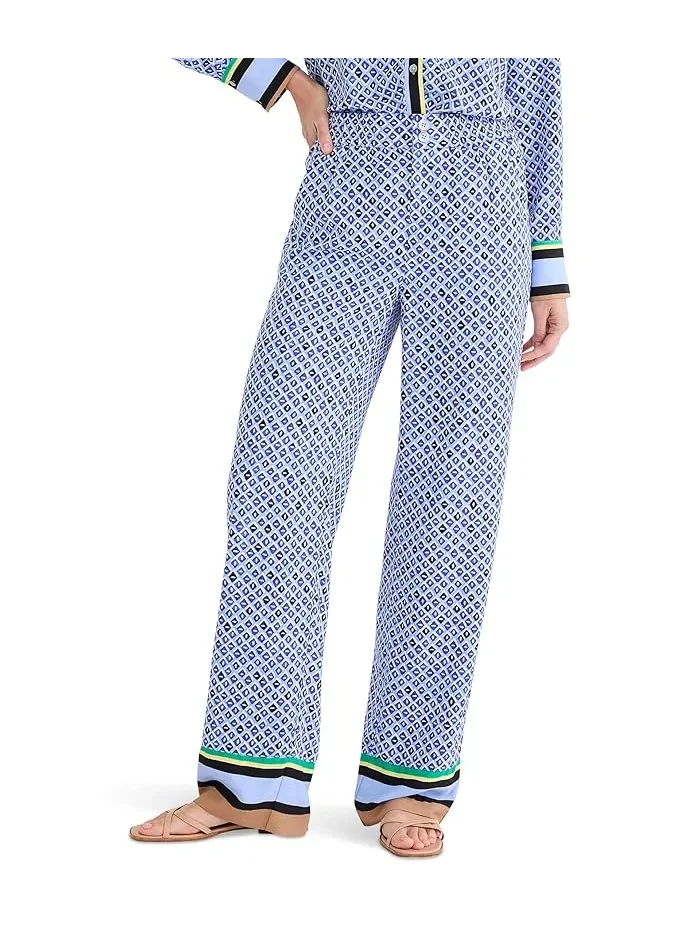 Широкие брюки Lenox с мозаичным узором NIC+ZOE — 1