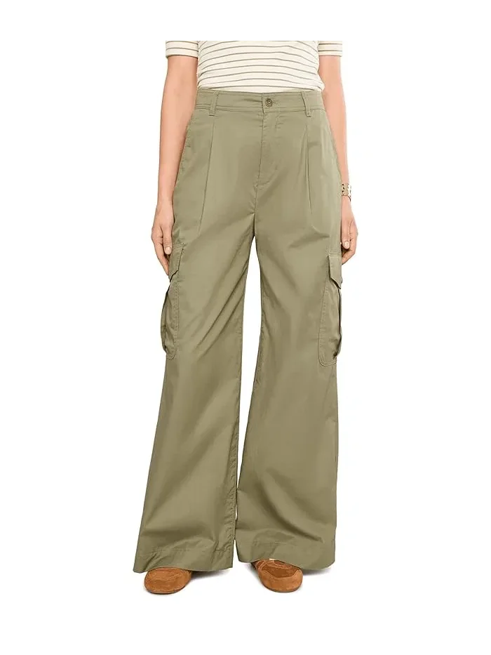 Брюки карго широкие плиссированные Lauren Ralph Lauren — 1