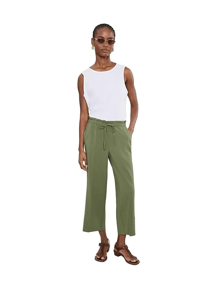 Брюки широкие Petite Pull On Mid-rise Wide Leg Crop Trouser Liverpool Los Angeles — 2
