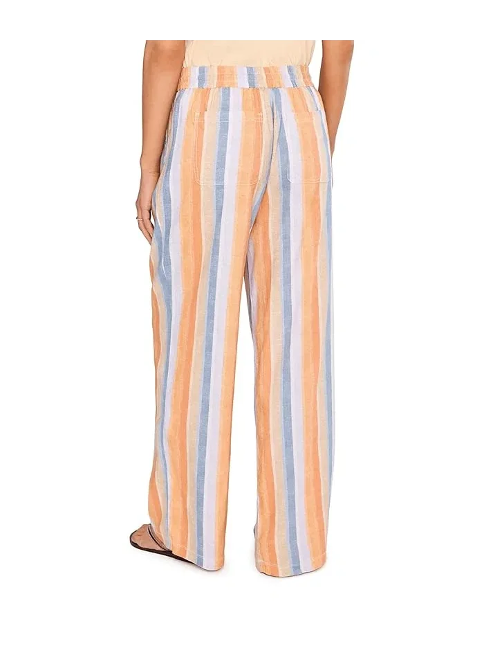 Брюки с принтом Mid-Rise Pull-on Drawstring Waistband Wide Leg Pant Liverpool Los Angeles — 4