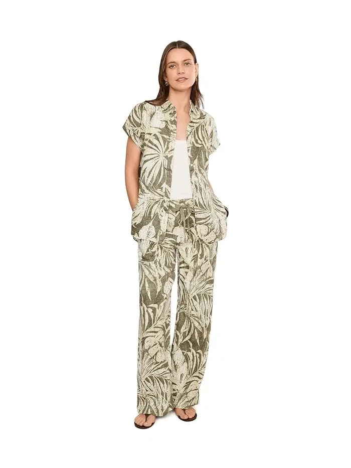 Широкие брюки с принтом пальмовых листьев Lauren Ralph Lauren — 2