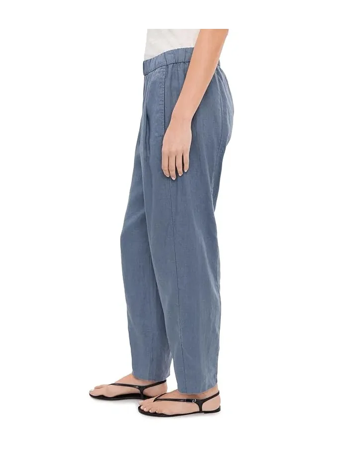 Штаны органические льняные модель Ankle Pleated Lantern Eileen Fisher — 3