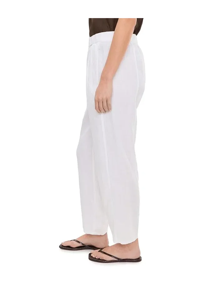 Брюки-фонарик Organic Linen Ankle Pleated Lantern Eileen Fisher — 3