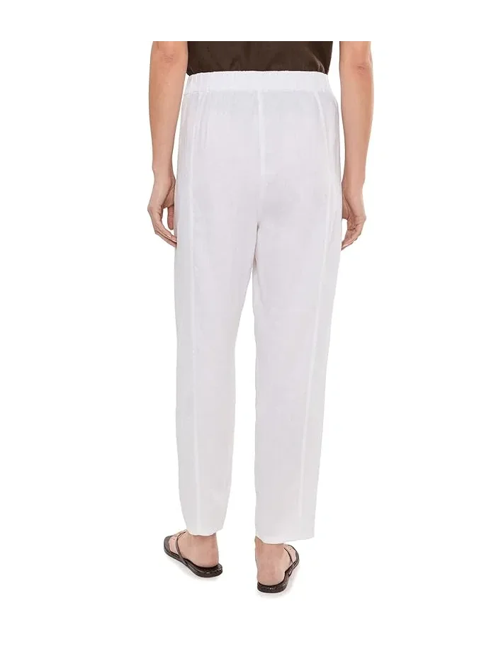 Брюки-фонарик Organic Linen Ankle Pleated Lantern Eileen Fisher — 4