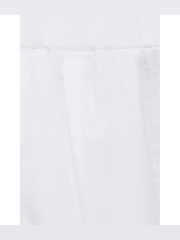 Брюки-фонарик Organic Linen Ankle Pleated Lantern Eileen Fisher — 5