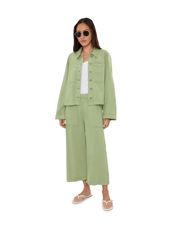 Брюки широкие укороченные Petite Mid-Rise Utility Crop Liverpool Los Angeles — 2