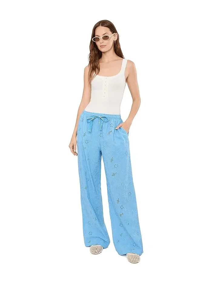 Штаны с цветочной вышивкой Day Drift Free People — 2
