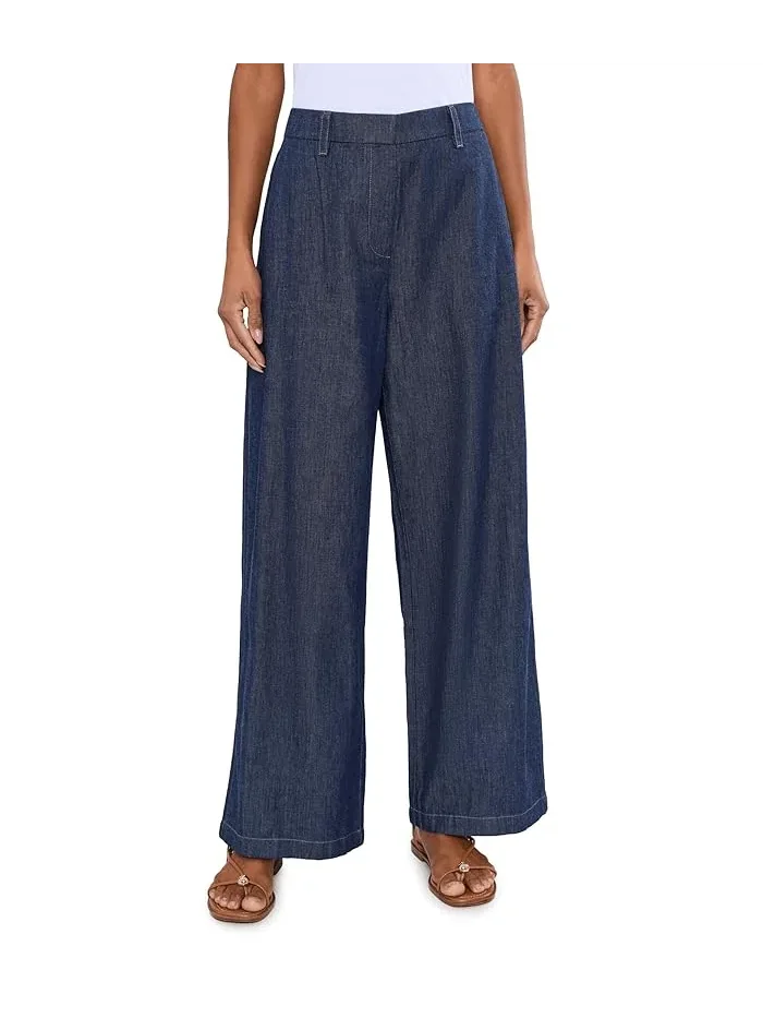 Брюки из органического хлопка High-Waisted Full Length Eileen Fisher — 1
