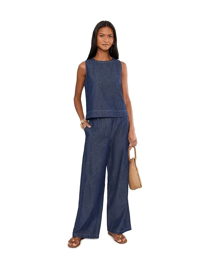 Брюки из органического хлопка High-Waisted Full Length Eileen Fisher — 2