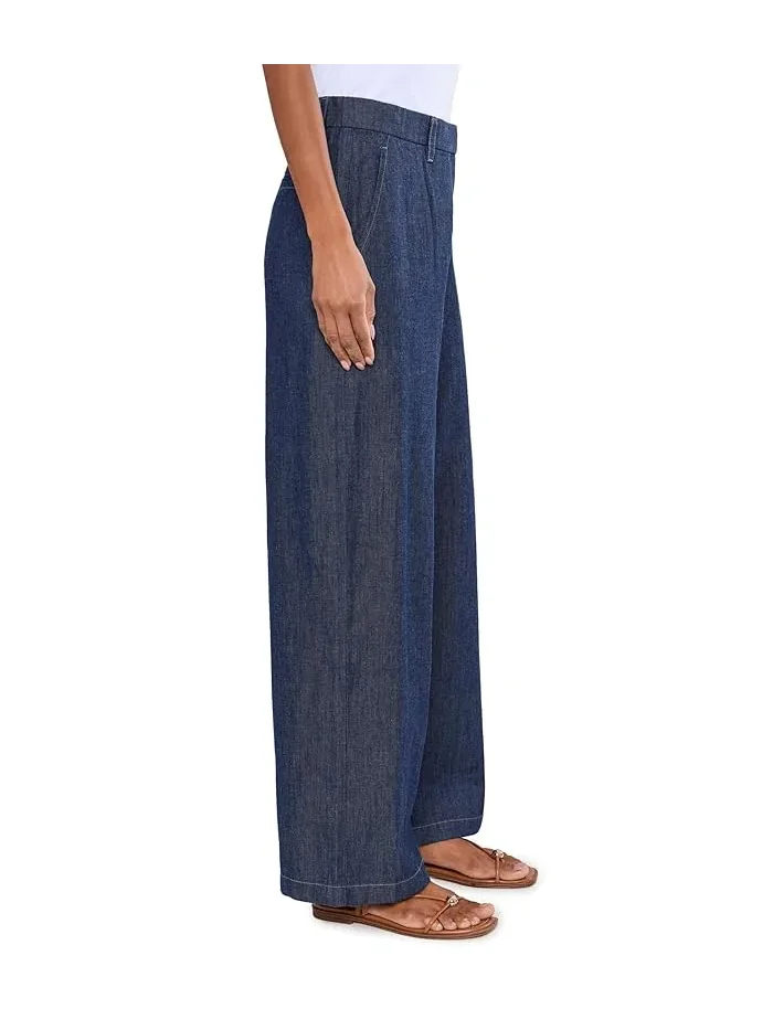 Брюки из органического хлопка High-Waisted Full Length Eileen Fisher — 3