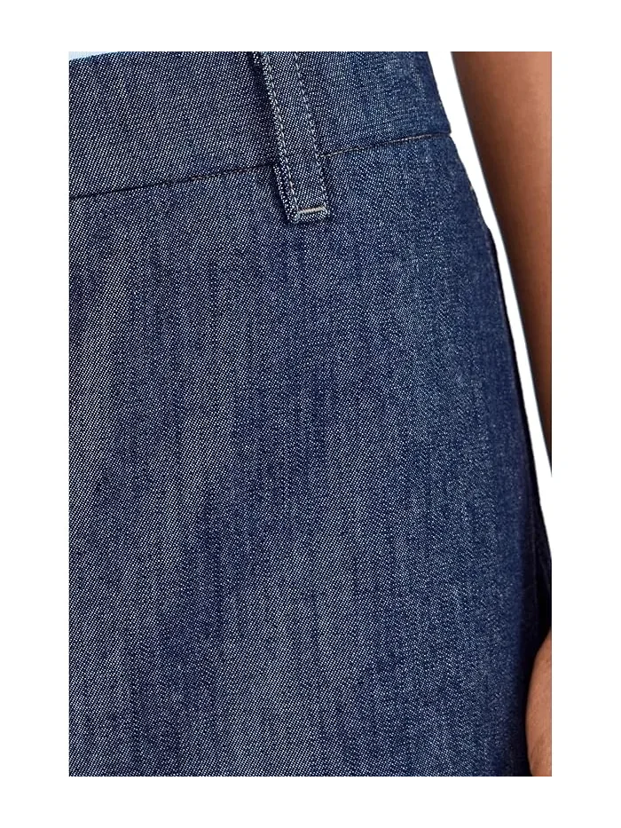 Брюки из органического хлопка High-Waisted Full Length Eileen Fisher — 5
