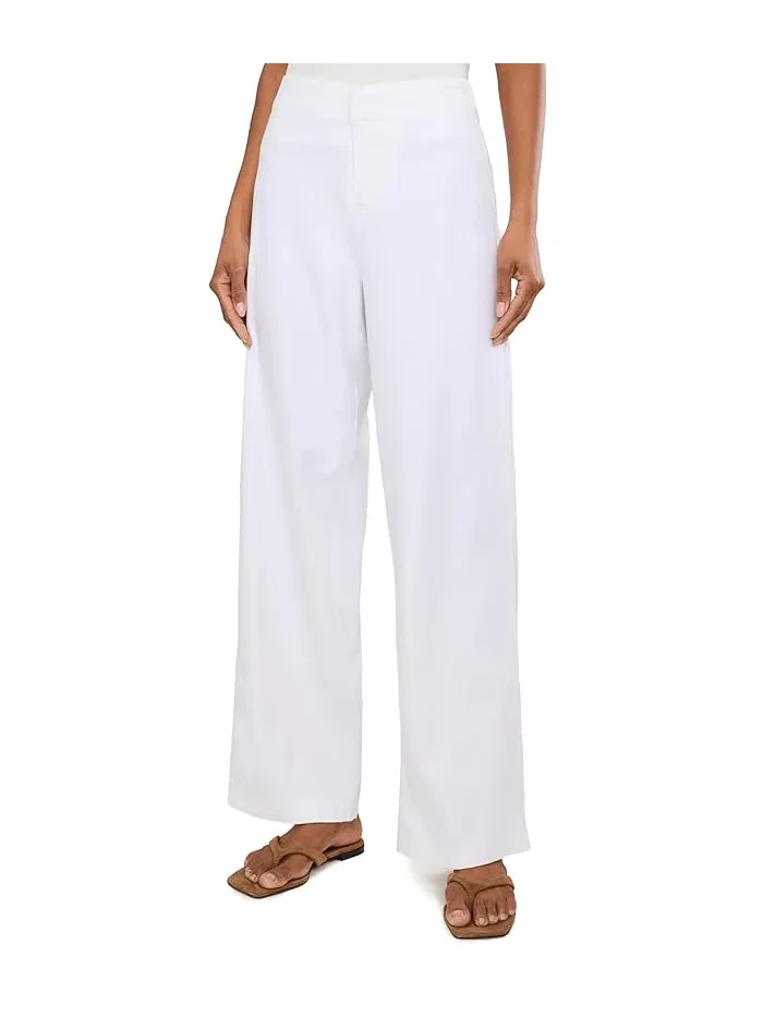 Брюки широкие Lenox из льна с эластаном NIC+ZOE — 1
