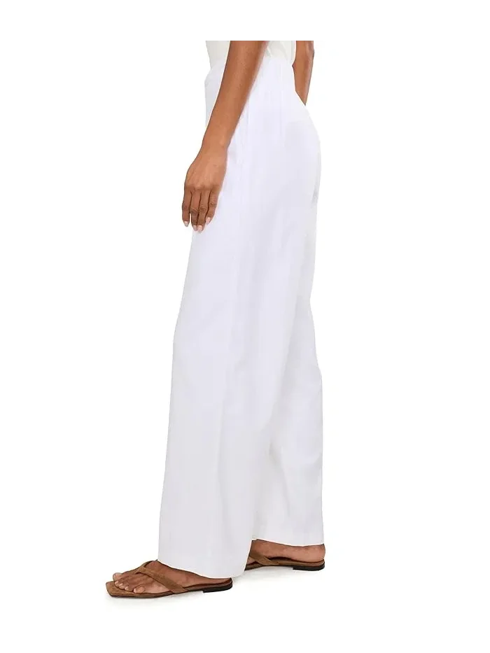 Брюки широкие Lenox из льна с эластаном NIC+ZOE — 3