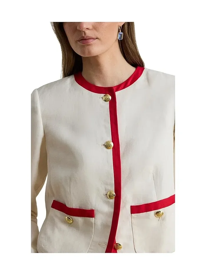 Жакет двухцветный Twill Blazer Lauren Ralph Lauren — 4