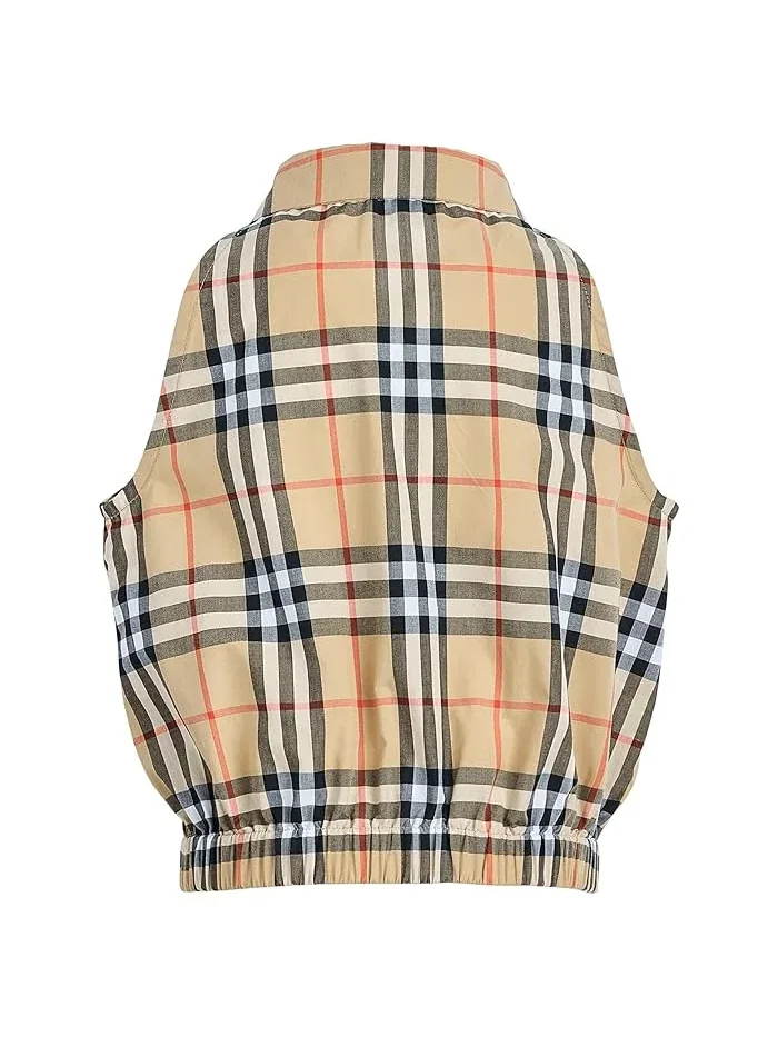 Топ Mabel Check Button Burberry Kids — 2