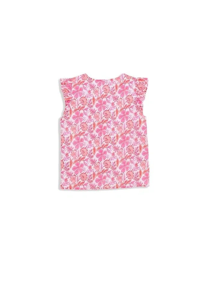 Топ с цветочным принтом Evie Vineyard Vines Kids, Block Print Toucan — 2