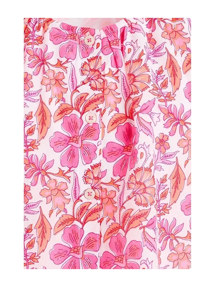 Топ с цветочным принтом Evie Vineyard Vines Kids, Block Print Toucan — 3
