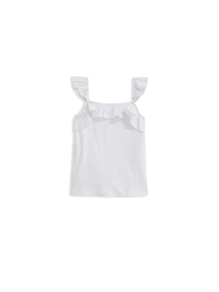 Топ с рюшами Tank Vineyard Vines Kids — 2