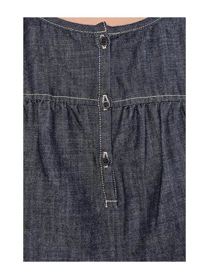 Джинсовая блуза с пуговицами By Your Side Denim Top Sanctuary, Rambler Camo — 5