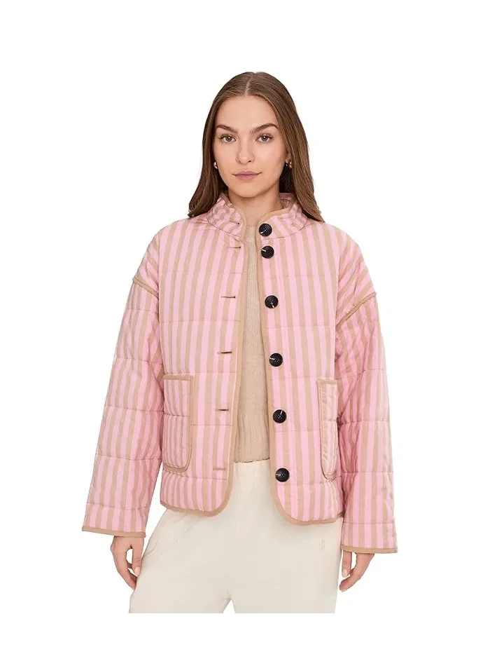 Куртка стеганая Box Quilted Jacket Avec Les Filles — 1