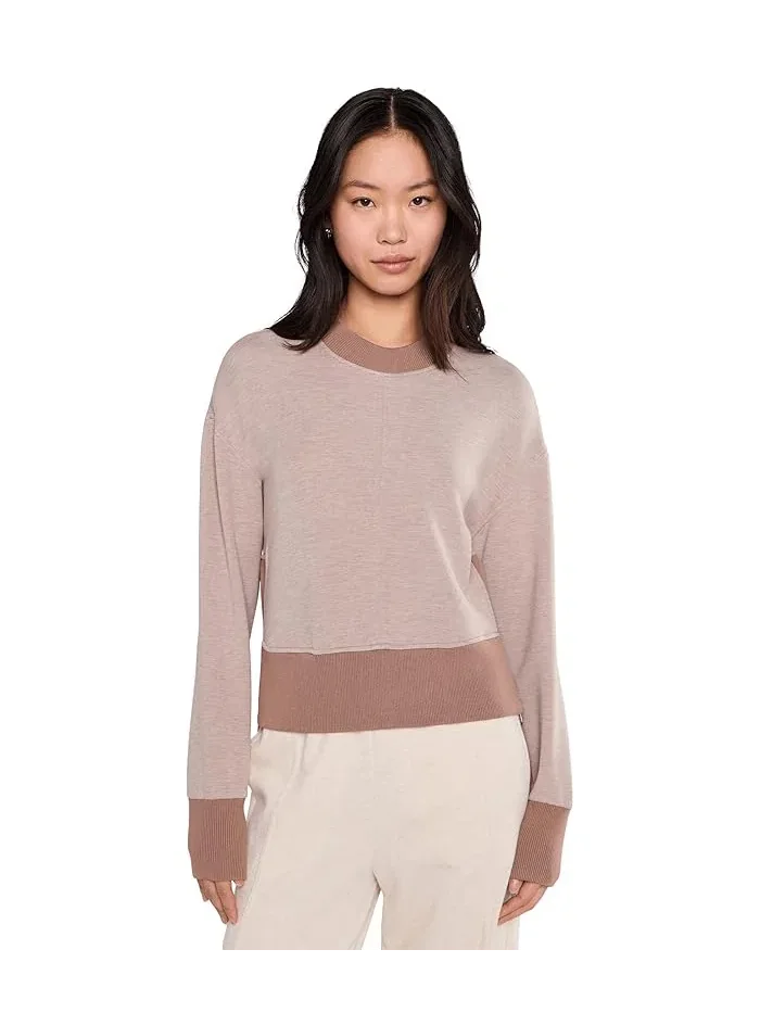 Свитшот укороченный Philippe Varley, Taupe Marl / Ginger Snap — 1