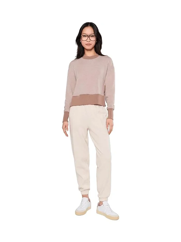 Свитшот укороченный Philippe Varley, Taupe Marl / Ginger Snap — 2